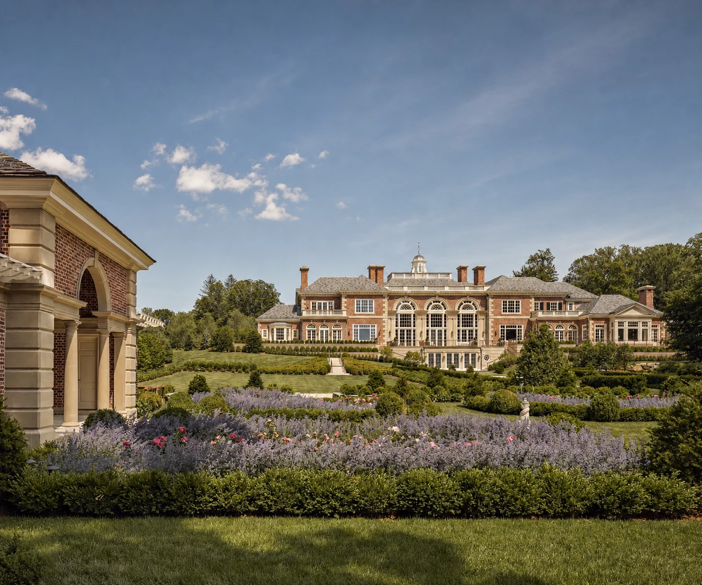 Mid Country Grandeur estate and formal gardens